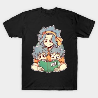 Levy + Trouble Twins sticker T-Shirt